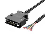 SCSI Data Cable with Terminals Push-up/Screw, 28AWG Wire Single Head CN14P CN20P CN26P CN36P CN50P 6 Length Option SCSI Cord
