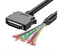 SCSI Data Cable with Terminals Push-up/Screw, 28AWG Wire Single Head CN14P CN20P CN26P CN36P CN50P 6 Length Option SCSI Cord