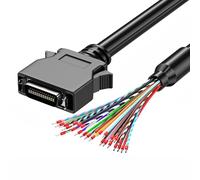 SCSI Data Cable with Terminals Push-up/Screw, 28AWG Wire Single Head CN14P CN20P CN26P CN36P CN50P 6 Length Option SCSI Cord