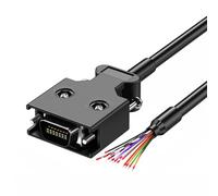 SCSI Data Cable with Terminals Push-up/Screw, 28AWG Wire Single Head CN14P CN20P CN26P CN36P CN50P 6 Length Option SCSI Cord
