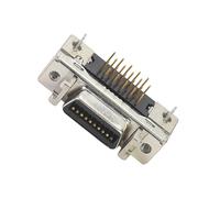 SCSI Solder Mount Female Socket Insulator Coppered Terminals 14P/20P/26P/36P/50P/ Welding Connectors Solder Board Connector