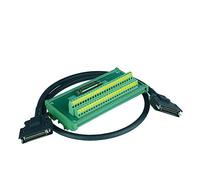 SCSI50 50pin Guide rail terminal Board CN1 ASD-BM-50A Use Fit For A2/AB Servo Seriel Simens V90 (Color : Pinboard Cable 1M)