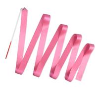 SCSpecial Rhythmic Gymnastics Ribbon 4m Dance Streamer on Stick for Baton Twirling