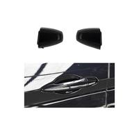 SCSTHRCRA Car Exterior Door Handle Cover for B&MW for F15 2014-2019 51217396541 51217396544 Front Left Exterior Door Handle Cover Fits (Black Front,Left)