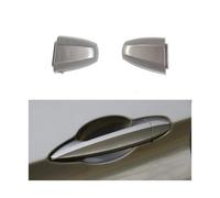 SCSTHRCRA Car Exterior Door Handle Cover for B&MW for X1 2014-2019 51217396541 51217396544 Front Left Exterior Door Handle Cover Fits (Kaismi Silver,Left)