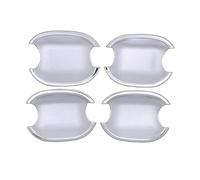 SCSTHRCRA Car Exterior Door Handle Cover for C&itroen for C3 Mk2 2010~2016 Chrome Door Handle Cover Car Accessories Stickers Trim Set (Bowl 4 Door)