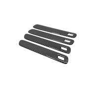 SCSTHRCRA Car Exterior Door Handle Cover for G&eely for Zeekr for 001 2021 2022 2023 2024 Carbon Chrome Black Car Door Handle Decoration Cover Trim Protector Accessories (Carbon)