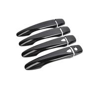 SCSTHRCRA Car Exterior Door Handle Cover for N&issan for Rogue X-Trail 2014-2017 Qashqai 2016-2019 Kicks Car Decoration Black Exterior Door Handle Moulding Cover Trim Sticker (Smart Black)