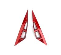 SCSTHRCRA Car Front Fog Light Lamp Cover For Ioniq For 6 2022-2023 Car Front Bumper Air Outlet Fog Light Trim Frame Cover Exterior Accessories (Red)
