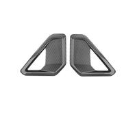 SCSTHRCRA Car Front Fog Light Lamp Cover For KONA 2024-2025 Car Exterior Front Foglight Cover Trim Rear Bumper Fog Lights Lamps (ABS CarbonFiber)