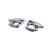 SCSTHRCRA Car Front Fog Light Lamp Cover For M&azda For CX-5 2013-2016 Chrome Car Front Fog Lamp Trim Cover Exterior Styling Decoration