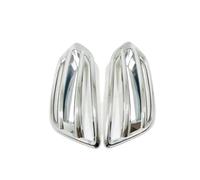 SCSTHRCRA Car Front Fog Light Lamp Cover For Vezel HR-V 2019-2022 Car Parts Body Front Head Fog Light Lamp Detector Frame Stick (ABS Chrome)