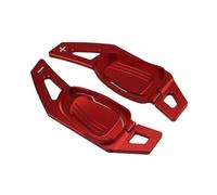 SCSTHRCRA Car Gear Shift Knob for A&UDI S3/RS3 2015-2016 Red Black SilverCar Styling Steering Wheel Shift Paddle Shifter Extension (Red)