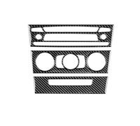 SCSTHRCRA For B&MW 1 Series E81 E82 E87 E88 2008-2013 Central Control Radio CD Panel Temperature S&EAT Heating Frame Car Interior Mouldings(Black B)