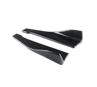 SCSTHRCRA For B&MW 4 Series F32 F33 F36 2014-2019 48cm Universal Rear Bumper Splitter Apron Spoiler Side Skirt Extension Car Accessories Car Spoiler Rear Wing(Carbon Fiber Look)