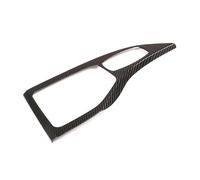 SCSTHRCRA For B&MW X1 E84 2010-2015 Car Central Control Gear Shift Panel Cover Trim Sticker Knob Frame Interior Accessories Car Interior Mouldings(Style B Carbon fiber)