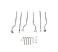 SCSTHRCRA For H&onda For Y&amaha S&UZUKI H&arley The Motorcycle Rear Armrest Is Easy To Install, Strong Ands Durable, And A Must-have For Travel. Rear Racks for Motorbikes(Silver)