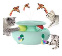 Scsuupoee 3-in-1 Automatic Interactive Electronic Moving Ambush Feather (Blue)