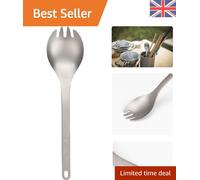 SCT-004 Titanium Spork - Lightweight Compact Utensil for Camping & Daily Use