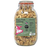 SCT Proper Pork Crackling 3L jar - Sage & Onion - Keto, Gluten & Allergen Free, Low Carb, High Protein - Handmade in Britain with Family Recipe
