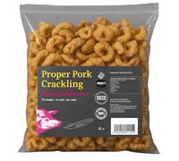 SCT Proper Pork Crackling 3L Refill Pack - Available in 11 Flavours - Keto, Gluten & Allergen Free, Low Carb, High Protein - Handmade in Britain With Family Recipe (Natural (Unsalted))
