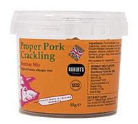 SCT Proper Pork Crackling 55g Pot - Available in 11 Flavours - Keto, Gluten & Allergen Free, Low Carb, High Protein - Handmade in Britain with Family Recipe (Bombay Mix, 6 pots)