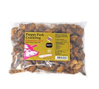 SCT Proper Pork Crackling - Available Different Flavors - Keto, Gluten & Allergen Free, Low Carb, High Protein - Handmade in Britain With Family Recipe (Chinese 5 Spice, 1.5L Refill Bag)
