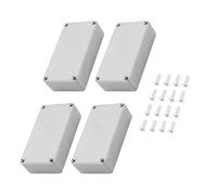 Sctecoau 4PCS 1590B Guitar Pedal Enclosure Aluminum Diecast Stomp Box Case Toggle Switch Box 112x61x32mm