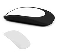 Sctecoau Elastic Dust Cover Sleeve for Magic Mouse 1 & 2, Anti-Scratch Silicone Protective Cover(Black)
