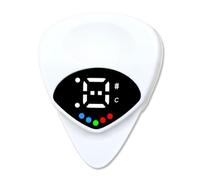 Sctecoau Guitar Pick Tuner Ukulele Guitar Tuner 12 Equal Temperament Multifunction Tuner for Guitar Bass Ukulele Violin