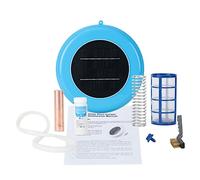 Sctecoau Solar Pool Ionizer Copper Silver Ion Swimming Pool Purifier Algae Resistance Lower Chlorine Outdoor Swim Purifier(Blue)
