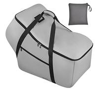 SCTEL Car Seat Travel Bag Fit All Nuna Pipa Car Seat and Base, Doona Infant Car Seat Stroller, Padded Car Seat Bags for Air Travel, Airplane Carrier Bag with Side Pocket, Protective Feet, Storage Bag