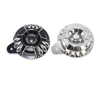 SCTTJSIXZ Speaker is suitable for various motorcycle and car models, chrome alloy cover speaker components, and automotive accessories(Orange)