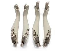 SCUASKJ Inner Door Handle for BMW 5 Series M5 G30 G31 F90 2017-2022 51417438523 2/4Piece Left Right Carbon Fiber Interior Car Door Handle Inside Cover Trim Door Pull Handle(Oyster 4Piece)