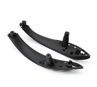 SCUASKJ Inner Door Handle Interior Door Black Beige Left Right Pull Handle Trim Cover for BMW M3 M4 F30 F34 F36 F32 F33 F80 Car Accessories Door Pull Handle(Black Rear 2Piece Set)