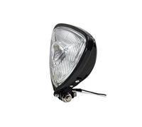 SCUASKJ Motorcycle Turn Signal For Chopper Bobber Cafe Racer Motorcycle LED Headlight Triangle Front Spotlight Vintage Head-Lamp