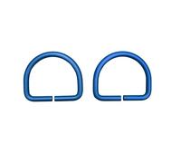 Scuba Choice Aluminum Bented D-Ring Attachment for BCD, Pair, Blue