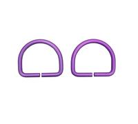 Scuba Choice Aluminum Bented D-Ring Attachment for BCD, Pair, Purple