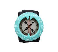 Scuba Choice Deluxe Diving Wrist Compass, Tiffany Teal - Portable 2-1/3" Dial, 15" Adjustable Strap, 80m Depth Rating, 25° Tilt Accuracy, Ideal for Scuba Diving and Navigation