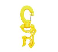 Scuba Choice Scuba Diving Double Hose Holder with Clip, Yellow