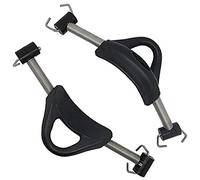 Scuba Choice Scuba Diving Stainless Steel Spring Fin Straps Pin Style (Pair), Large, Black