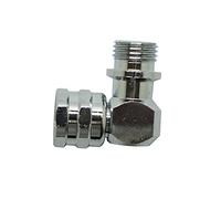 Scuba Choice Snorkel Master 90 Degree Swivel Adaptor UNF for Regulator LP Hose, 2" x 9/16"- 18"