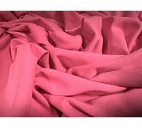 Scuba Crepe Stretch Spandex Double Jersey Fabric, per metre - Plain - hot Pink
