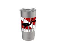 Scuba Dive Bonaire Diver Down Flag Stainless Steel Insulated Tumbler
