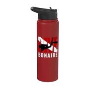 Scuba Dive Bonaire Diver Down Flag Stainless Steel Insulated Water Bottle