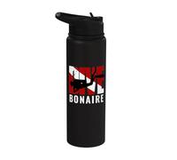 Scuba Dive Bonaire Diver Down Flag Stainless Steel Insulated Water Bottle