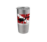 Scuba Dive Cayman Islands Cayman Islands Diving Flag Stainless Steel Insulated Tumbler
