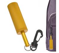 Scuba Dive Rattle, Diving Acoustic Signalling Device, Underwater Shaker Aluminum Alloy with Clip, Diving Safety Tank Rattle Stick Signal Bell, Clear Sound, for Underwater Diving Scuba(Yellow)