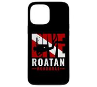 SCUBA Dive Roatan Honduras Diver Down Flag Case for iPhone 13 Pro Max
