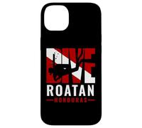 SCUBA Dive Roatan Honduras Diver Down Flag Case for iPhone 14 Plus